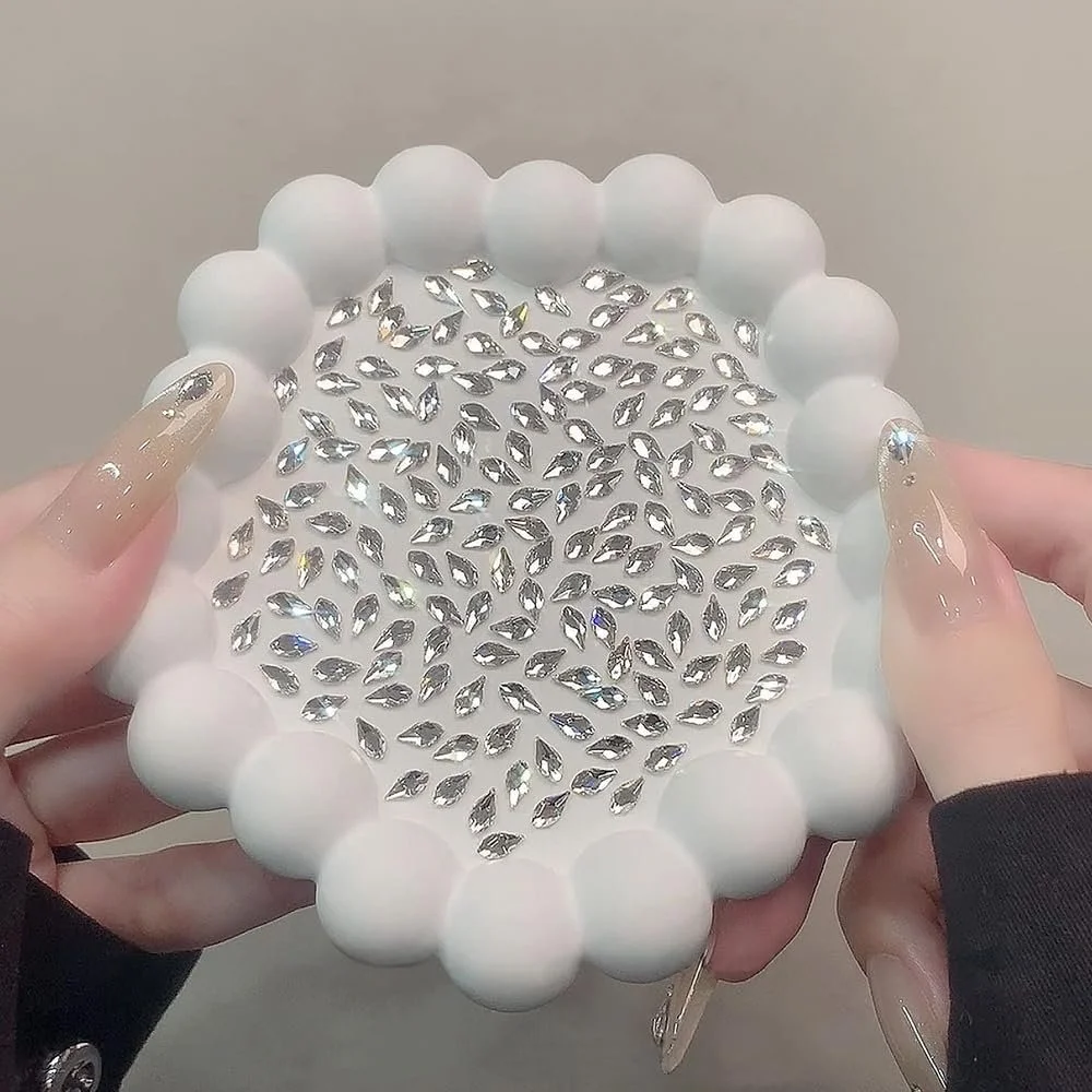 Листок K9 Скло 3 x 6 мм Блискучі Камені, фото №8