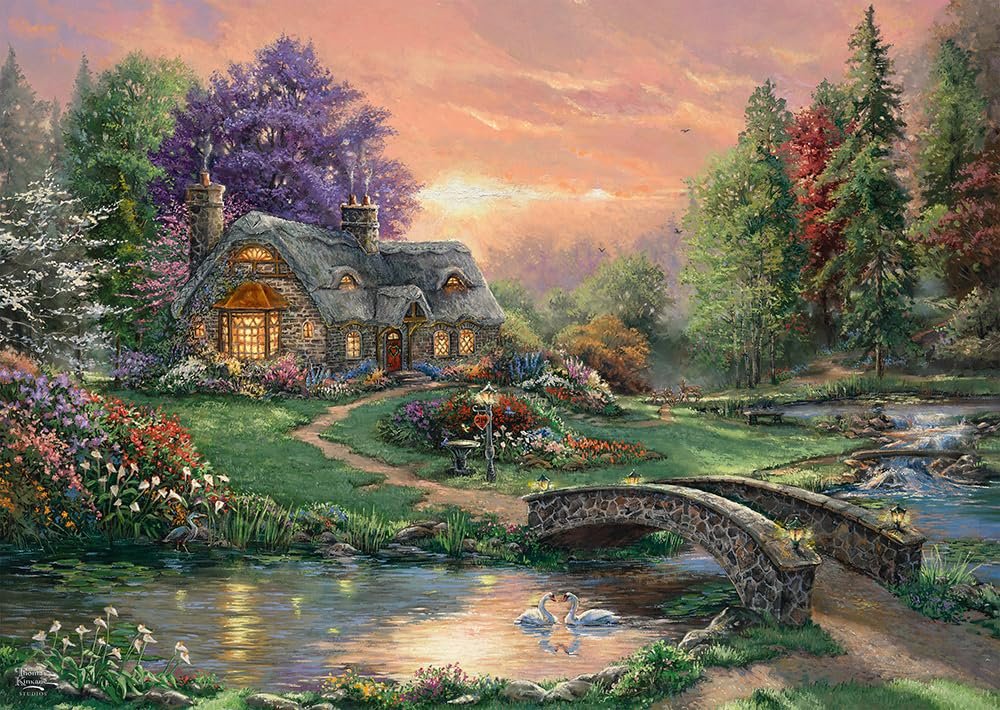Пазл Schmidt Spiele Thomas Kinkade 59937 1000 деталей Sweetheart Retreat, фото №1 Пазл Schmidt Spiele Thomas Kinkade 59937 1000 деталей Sweetheart Retreat, фото №1
