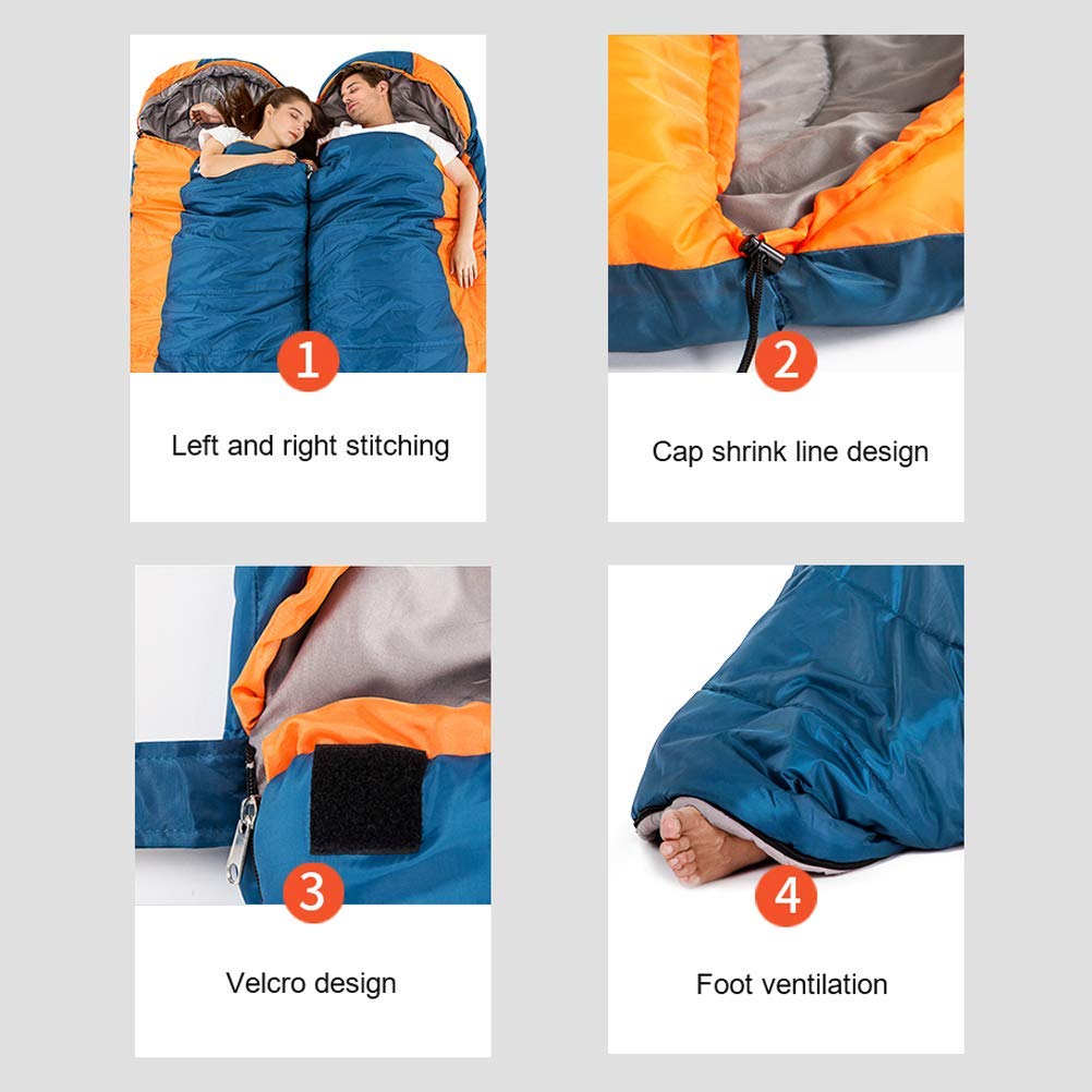 Спальний мішок MYVVKIA Extra Large Одинарний Для дорослих і підлітків, фото №2