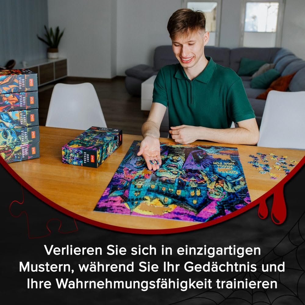 Пазл Trefl Premium Plus Quality Hall of Horror Vampire 1000 элементов, фото №5