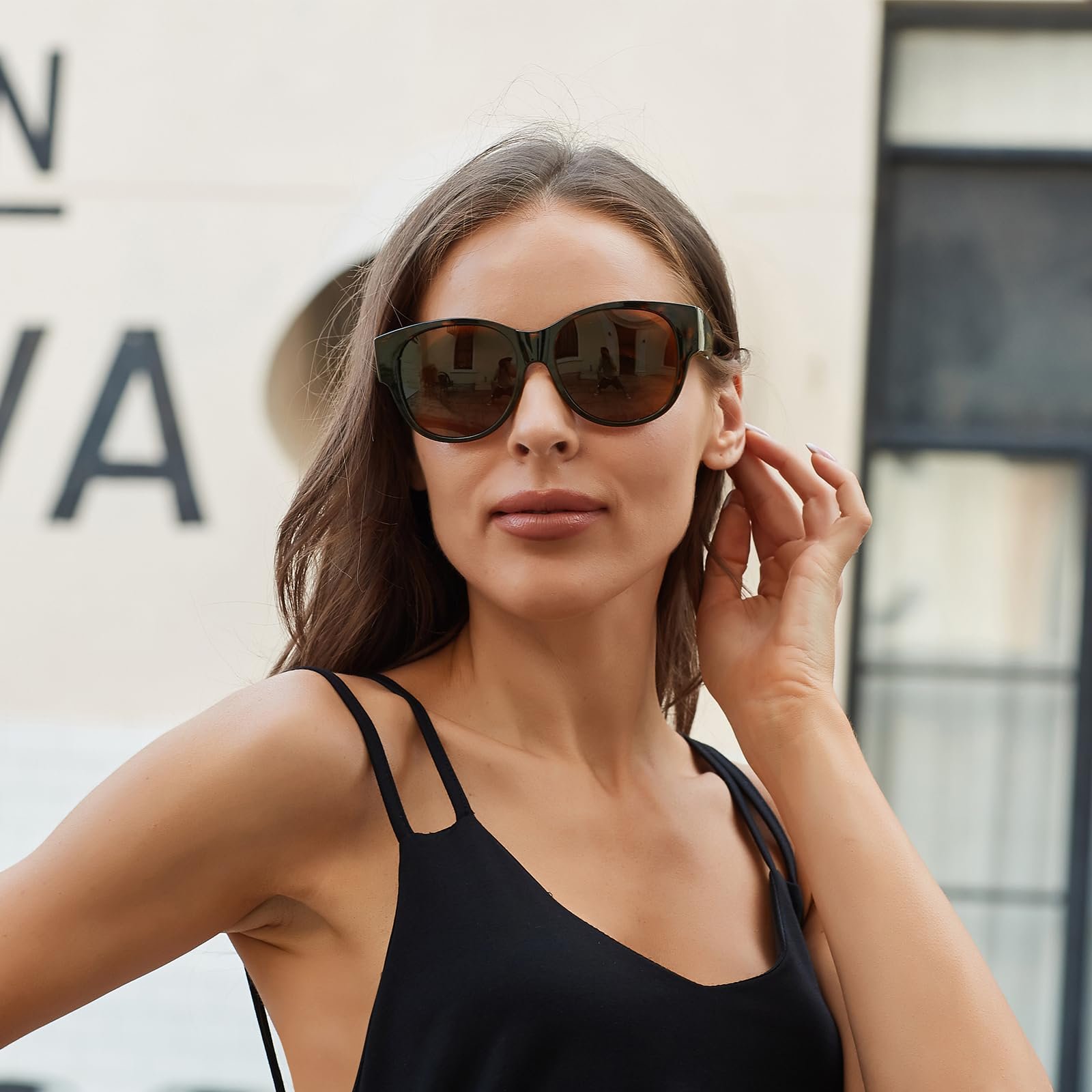 Сонцезахисні окуляри на звичайні окуляри Face Shadow Поляризовані Жіночі UV400, фото №7 Сонцезахисні окуляри на звичайні окуляри Face Shadow Поляризовані Жіночі UV400, фото №7