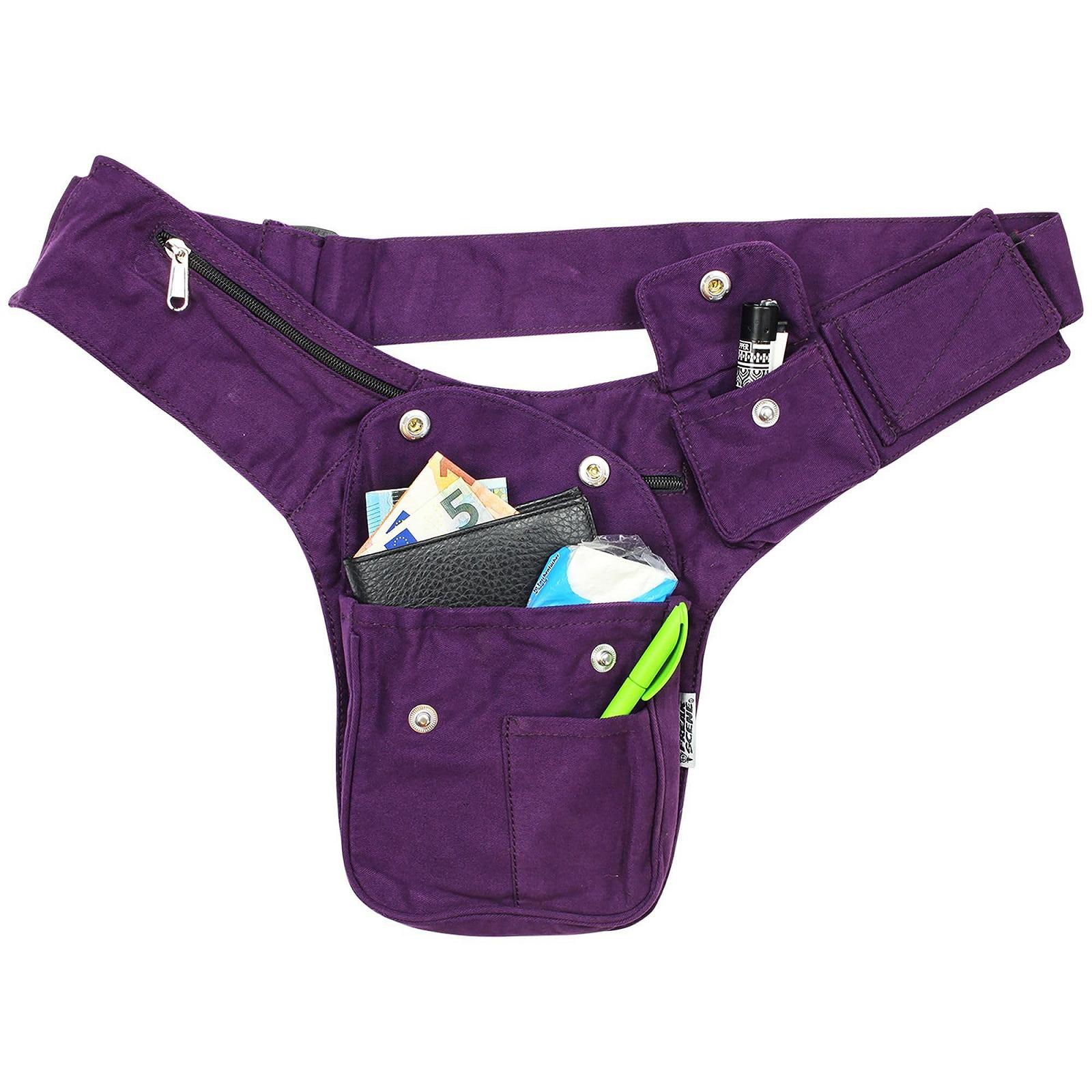 Сумка поясная Freak Scene Buddy Purple Silver, фиолетовый, фото №3