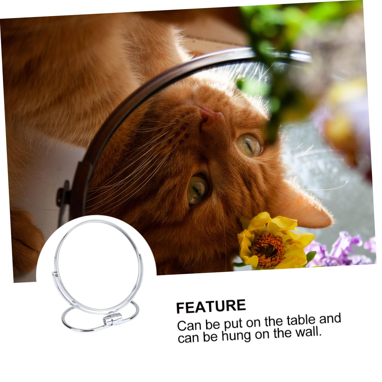 Angoily Reisespiegel Складывающееся Ручное зеркало Двустороннее, фото №6 Angoily Reisespiegel Складывающееся Ручное зеркало Двустороннее, фото №6