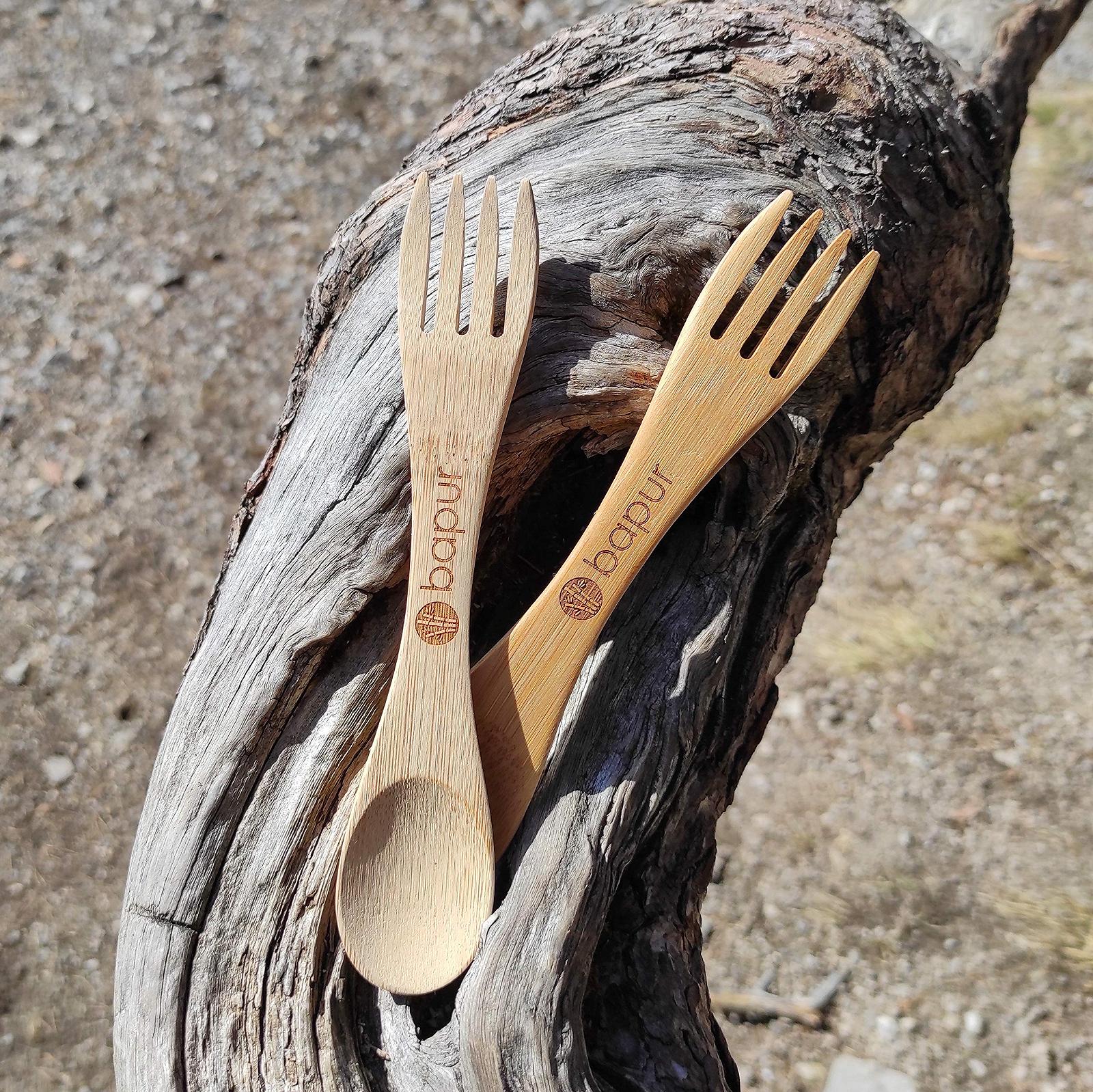 Bamboo bapur Spork, фото №6
