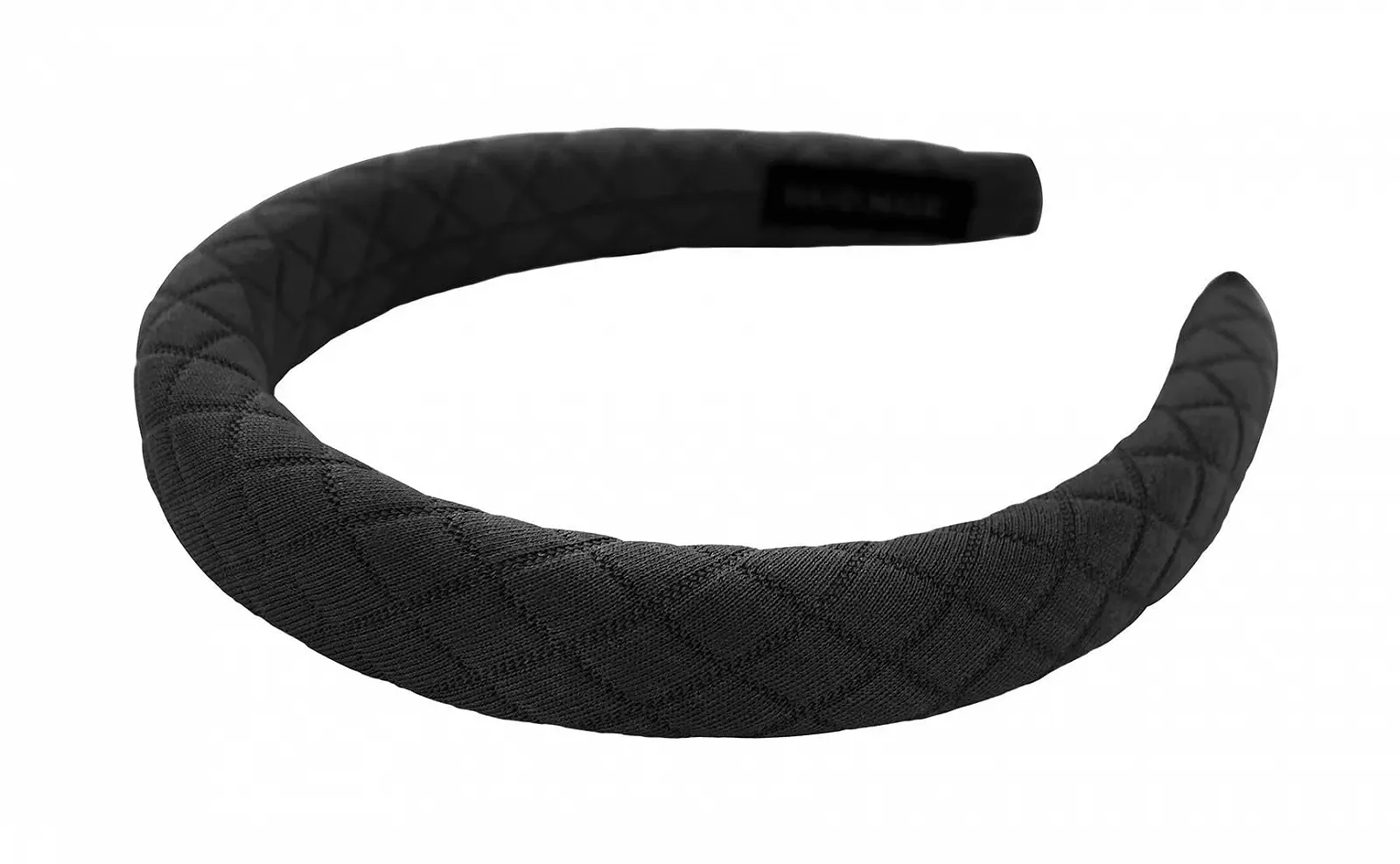 Обруч на голову Axy з тканиною, м'яка HRK12 Чорний, фото №4