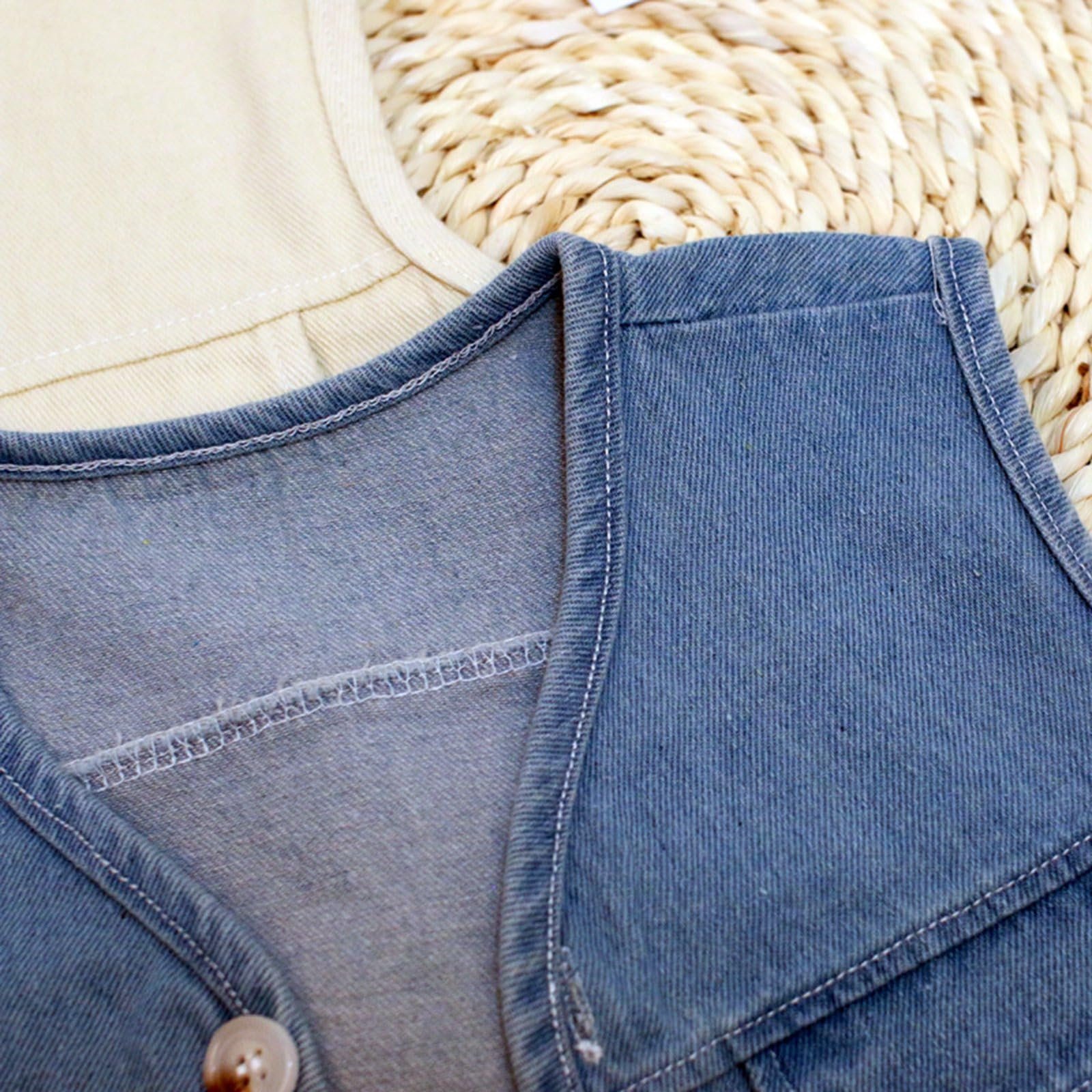 Джинсова жилетка Beokeuioe Дитяча, фото №6 Джинсова жилетка Beokeuioe Дитяча, фото №6