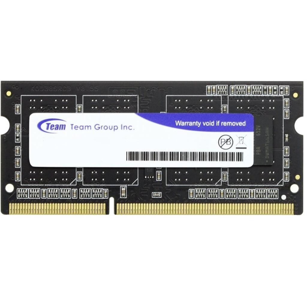 Оперативная память для ноутбука SoDIMM DDR3L 4GB 1600 MHz Team TED3L4G1600C11-S01, фото №1
