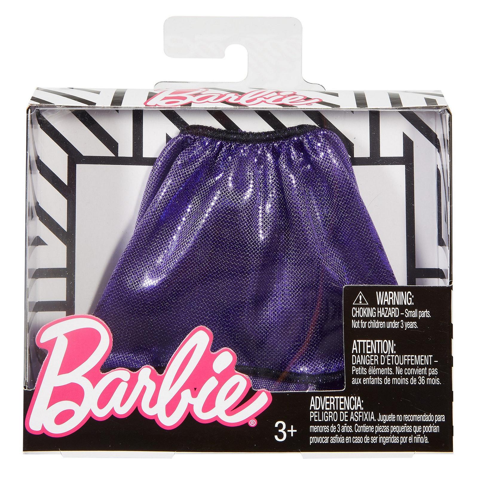 Набір одягу для ляльок Barbie Separates Fashion Pack FPH30 чорний і фіолетовий асиметричний спідниця, фото №2