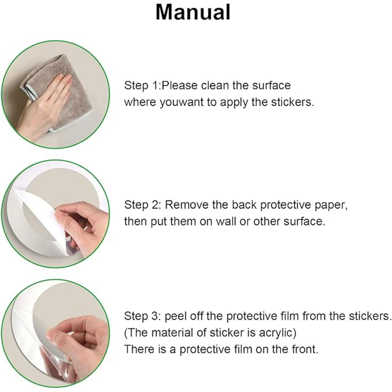 Наклейки на стіну дзеркальні Crystal Circle 3D 24 шт. Сріблястий, фото №3 Наклейки на стіну дзеркальні Crystal Circle 3D 24 шт. Сріблястий, фото №3