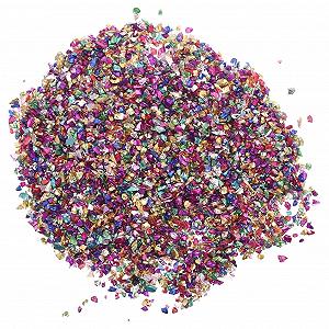 Стеклянные украшения для ногтей COHEALI, 1 пакет, нерегулярные металлические осколки, блестки для рукоделия, эпоксидная смола для заполнения, для дома и магазина - Фото 1