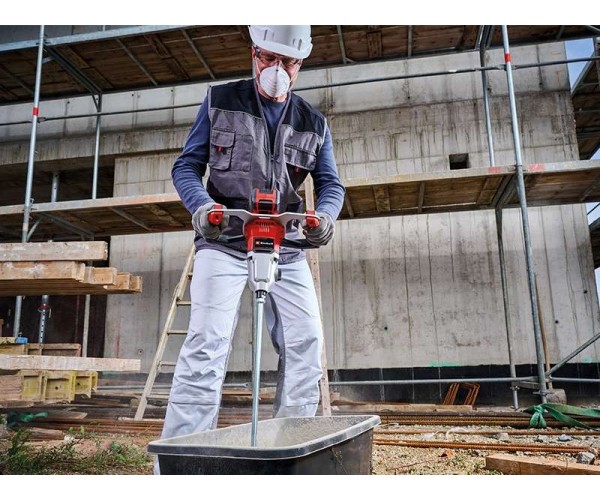 Einhell Міксер будівельний акумуляторний TP-MX 18-2LI BL Solo PXC 18В 450/720об•хв, М14 60Нм безщітковий 5.11кг, без АКБ і ЗП, фото №2 Einhell Міксер будівельний акумуляторний TP-MX 18-2LI BL Solo PXC 18В 450/720об•хв, М14 60Нм безщітковий 5.11кг, без АКБ і ЗП, фото №2