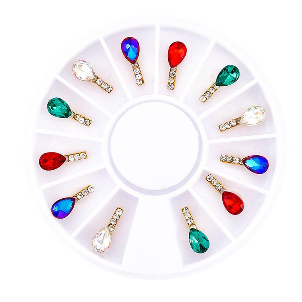 Украшения для ногтей Бриллианты Драгоценные камни Стразы Металлические украшения для ногтей Заклепки для 3D дизайна ногтей DIY Аксессуары из бисера, фото №1