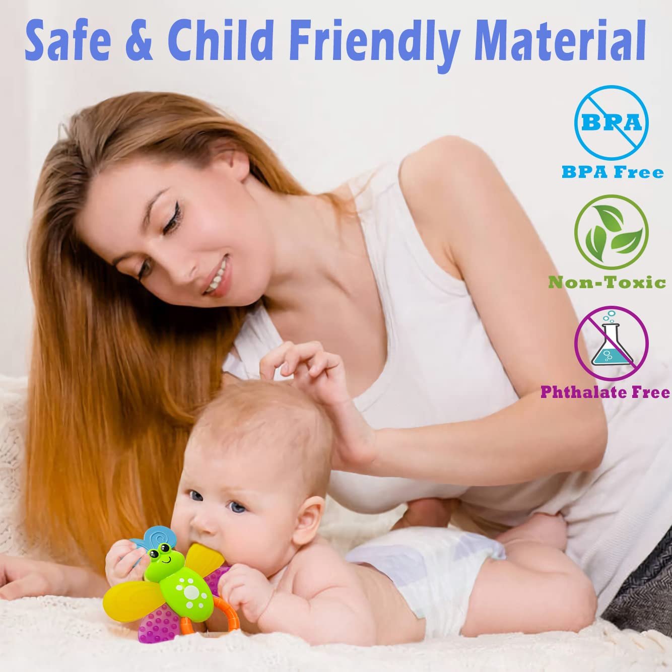 Набор погремушек-прорезывателей AIVIAI для младенцев 11 штук, фото №3 Набор погремушек-прорезывателей AIVIAI для младенцев 11 штук, фото №3