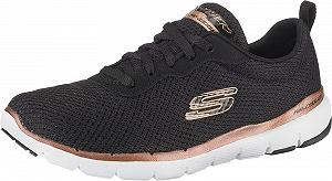 Кроссовки Skechers Flex Appeal 3.0 женские, Розовый/Черный - Фото 1
