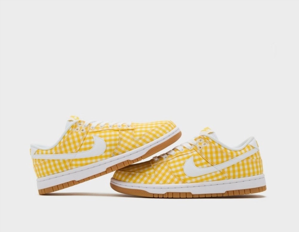 Кроссовки Nike Dunk Low Yellow Gingham 39, фото №3