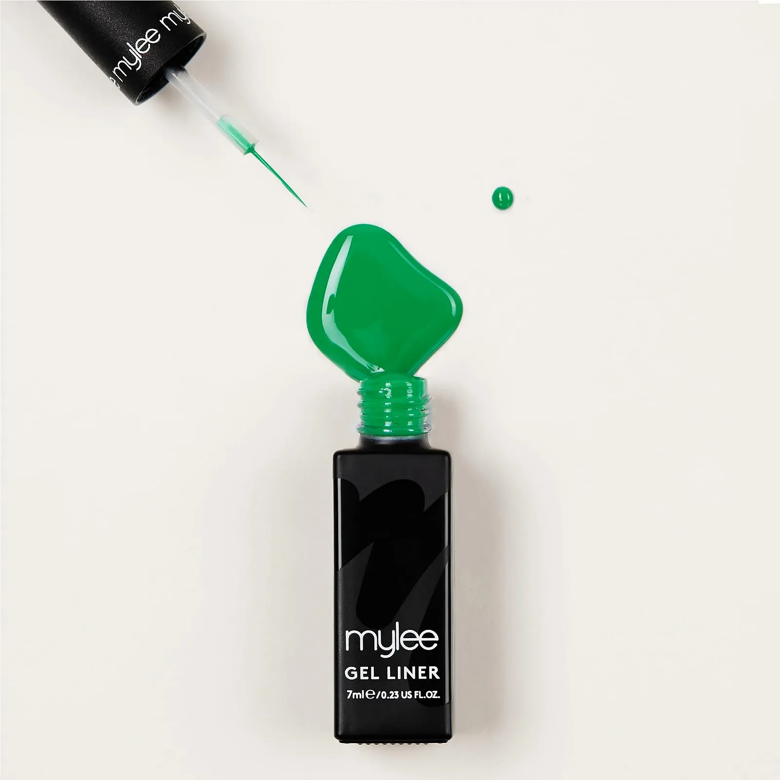 Гель-лак Mylee Liner 7 мл Groovy Green з інтегрованим пензлем для дизайну нігтів, фото №5