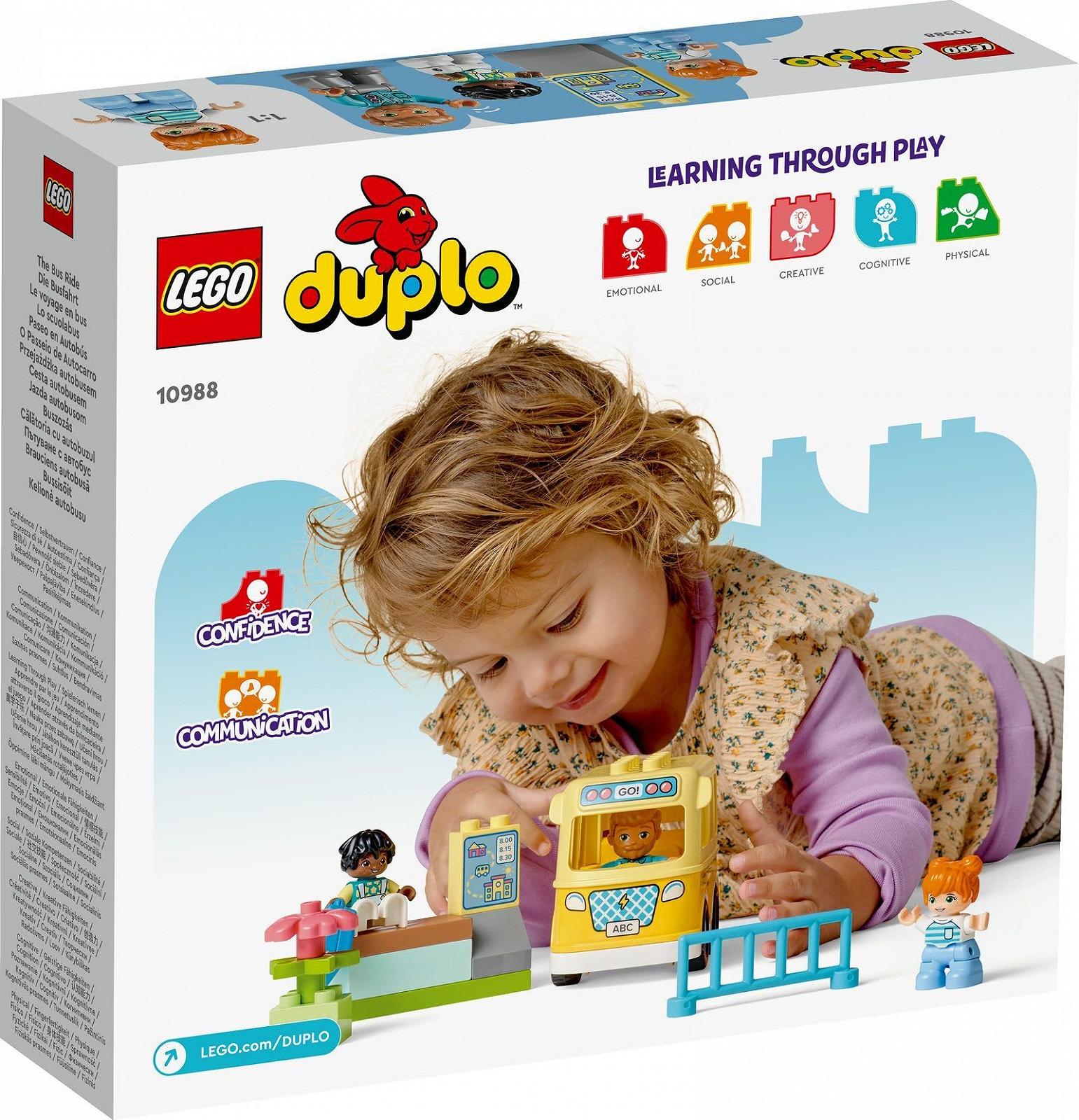 Конструктор Lego Duplo 10986 Дім на колесах 10988 Поїздка на автобусі, фото №6