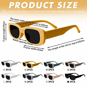 Сонцезахисні окуляри WANDGU Без оправи 24 пари Рожевий колір synthetic.ua - Фото 1