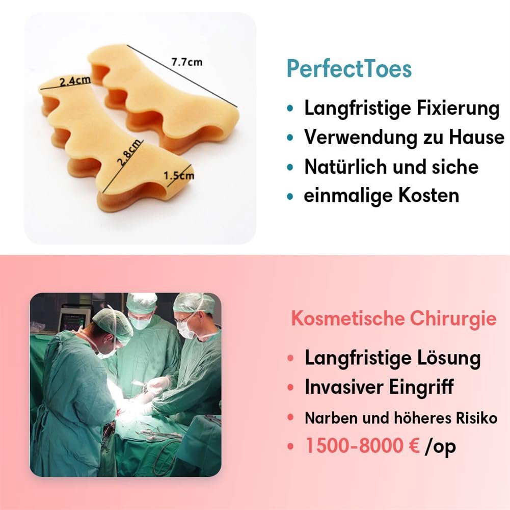 Роздільник для пальців ніг PerfectToes Силіконовий для чоловіків і жінок Натуральний, фото №6 Роздільник для пальців ніг PerfectToes Силіконовий для чоловіків і жінок Натуральний, фото №6