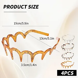 Обруч Зигзаг для волос Женский synthetic.ua - Фото 1