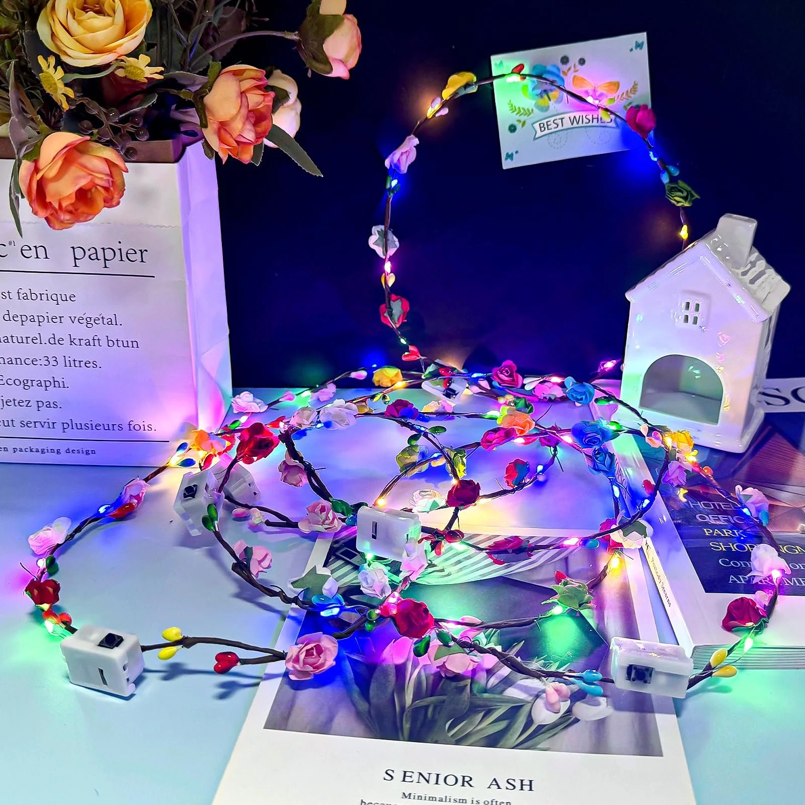 Вінок для волосся ENLACE LED Квітковий, фото №4 Вінок для волосся ENLACE LED Квітковий, фото №4