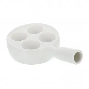 Форма для улиток Mobestech керамическая с нескользящим дном противень для запекания эскарго - Фото 1