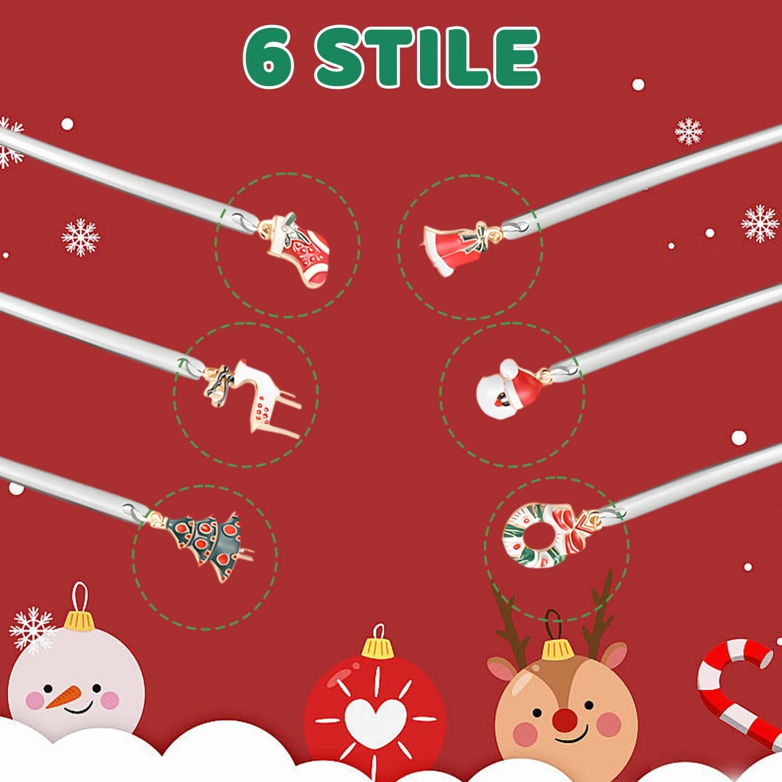 Набір столового посуду до Різдва, маленькі, фото №4