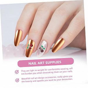 Украшения для ногтей CANIGHT Фрукты, Вишенки, Стразы, 60 шт. synthetic.ua - Фото 1