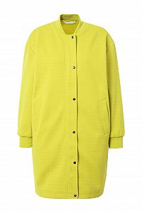 Бомбер Studio Untold Женский большого размера Plus Size длинный, oversized, воротник-стойка 838033 synthetic.ua - Фото 1