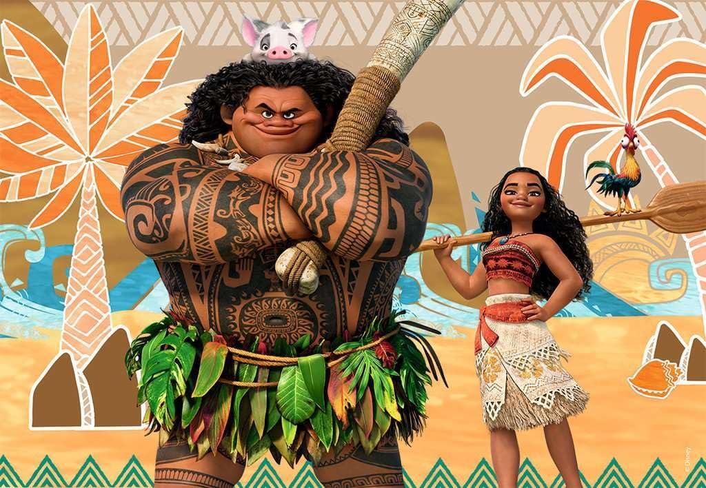 Пазл Ravensburger Disney Vaiana et Amis 09156 2 x 24 элемента, фото №4