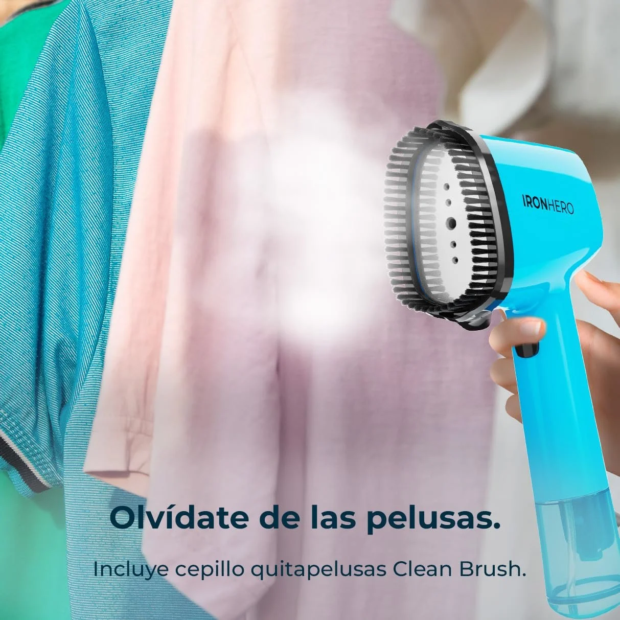 Вертикальный утюг Cecotec IronHero V-1500 Essential керамическая подошва 1500 Вт 25 г/мин синий, фото №7