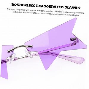 Набір сонцезахисних окулярів PACKOVE 5 шт. Модні ретро synthetic.ua - Фото 1