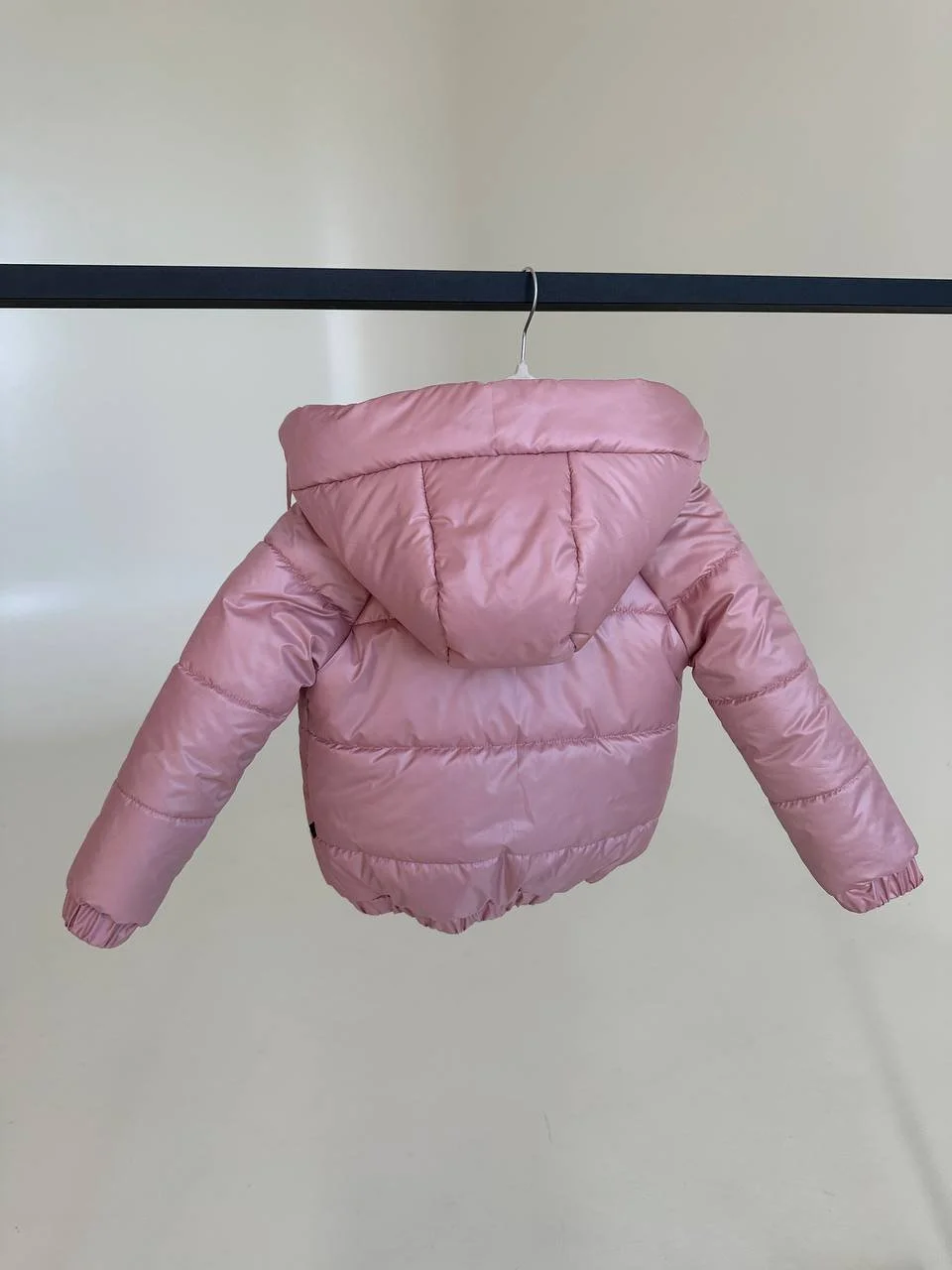Дитяча демісезонна курточка з капюшоном від 74 до 158 розмір, весна/осінь пудра, фото №7 Дитяча демісезонна курточка з капюшоном від 74 до 158 розмір, весна/осінь пудра, фото №7
