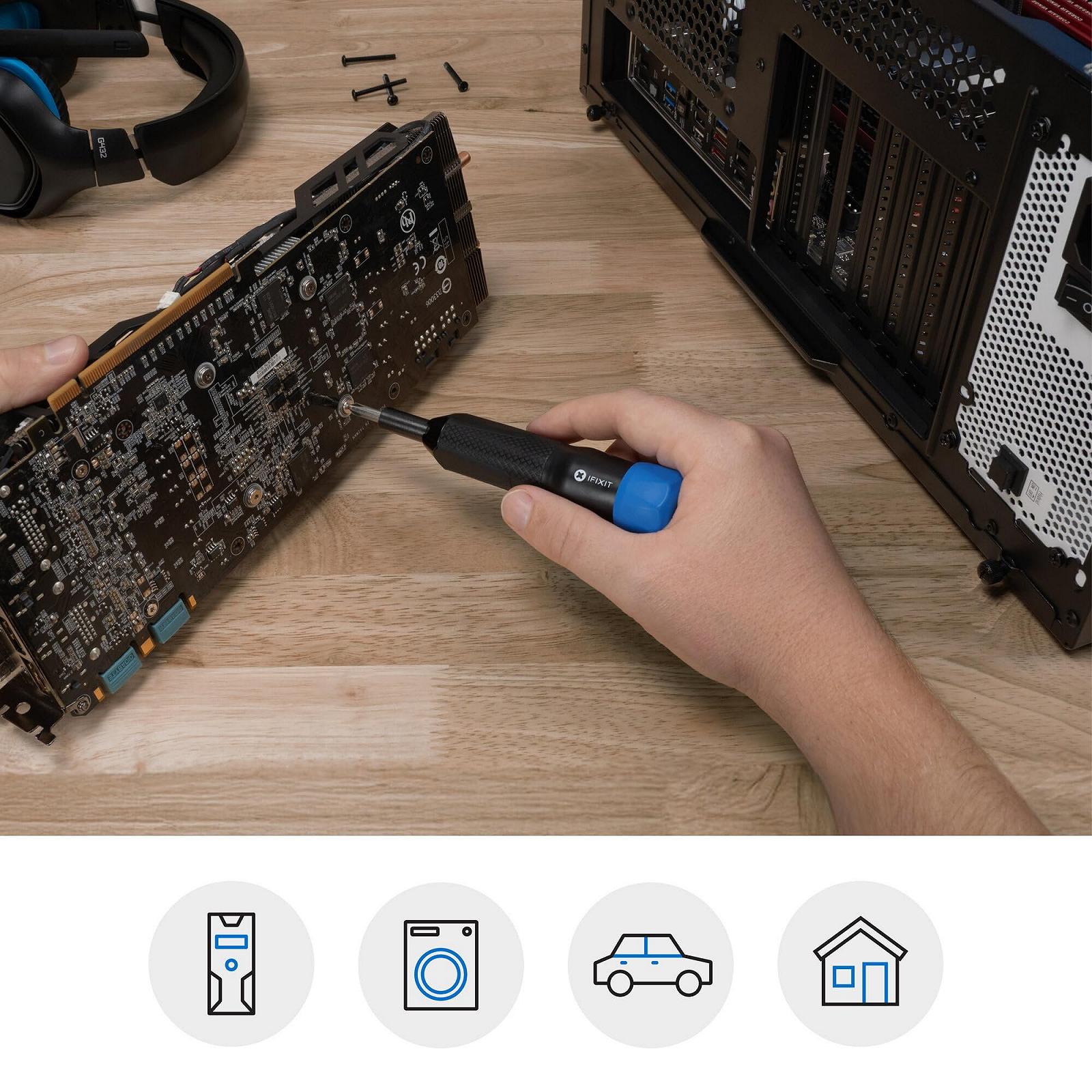 Викрутка iFixit Narwhal 6 в 1 Phillips, Slotted, Socket, фото №5 Викрутка iFixit Narwhal 6 в 1 Phillips, Slotted, Socket, фото №5