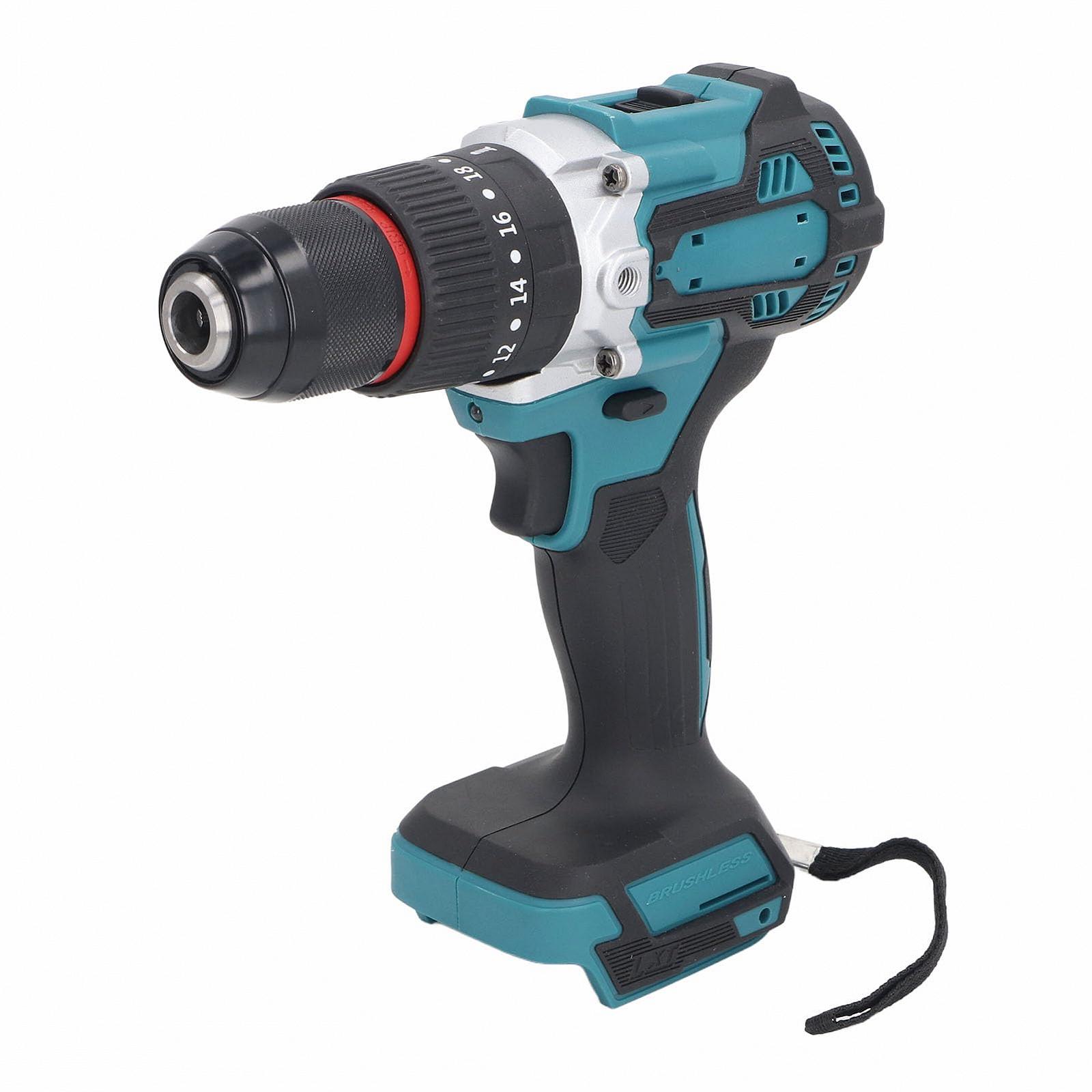 Дриль-шурупокрут Cordless 2 Variable Speeds 20 Plus 3 Torsion Settings 1/2 Дюймовий безключовий патрон 18 В акумуляторна ударна дриль BL1830, фото №6