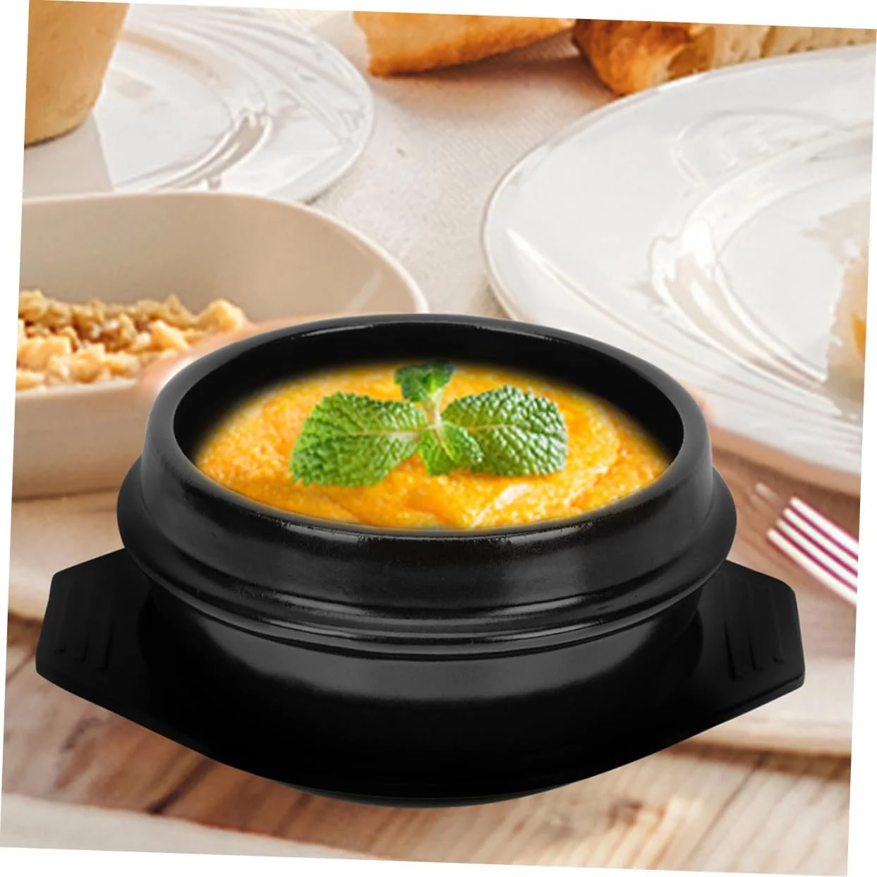 Каструля керамічна термостійка для корейських страв та тушкування, фото №5