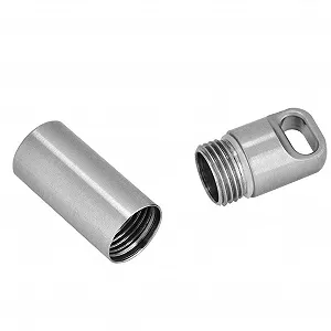 Контейнер для таблеток Yosoo, великий, для кемпінгу, водонепроникний, з нержавіючої сталі synthetic.ua - Фото 1