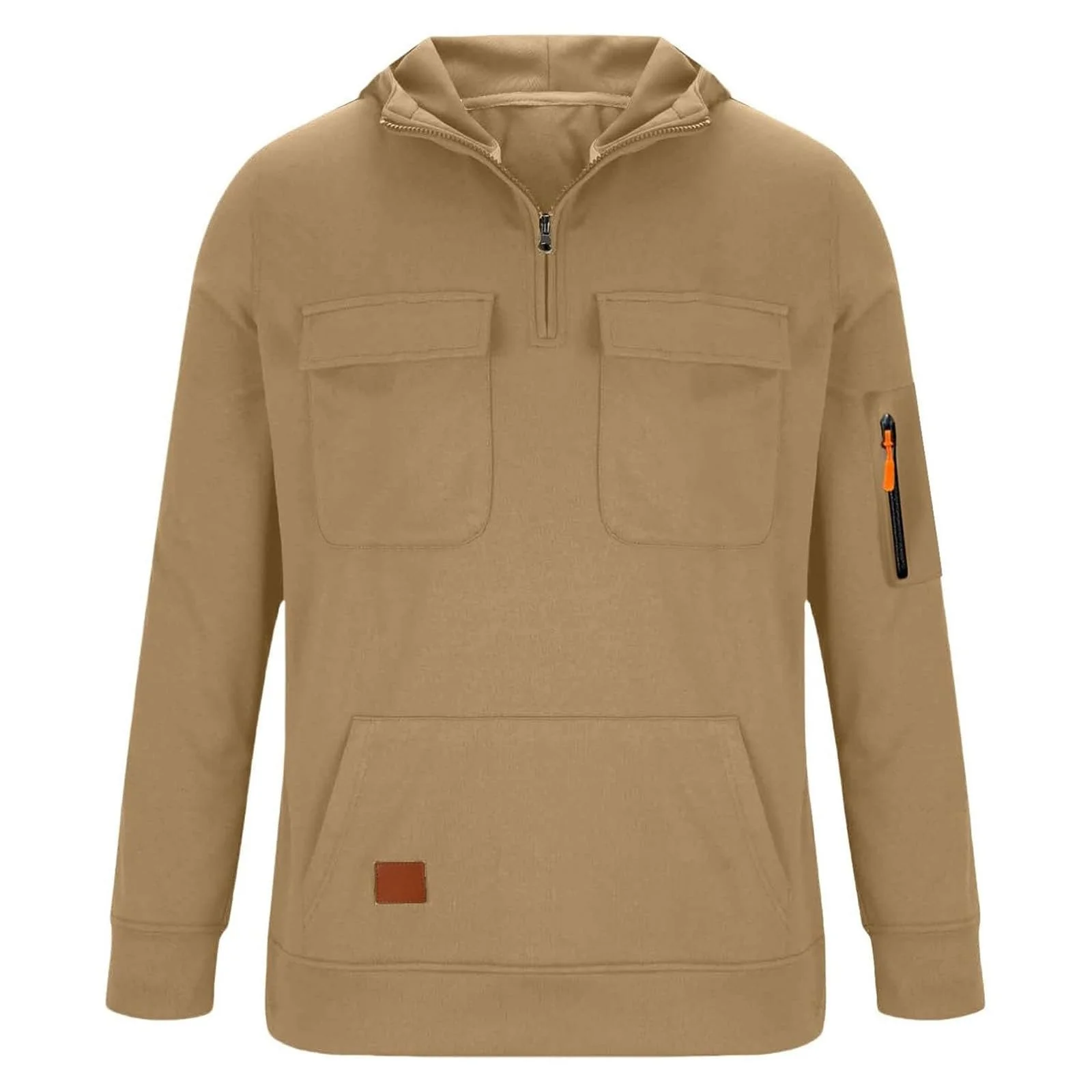 Джемпер детский, Толстовки для мальчиков, Повседневный пуловер с молнией на четверть, Практичная кофта с длинными рукавами для улицы, Спортивная толстовка для молодежи, Спортивная толстовка с капюшоном, фото №4 Джемпер детский, Толстовки для мальчиков, Повседневный пуловер с молнией на четверть, Практичная кофта с длинными рукавами для улицы, Спортивная толстовка для молодежи, Спортивная толстовка с капюшоном, фото №4