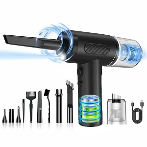 Электрическая воздуходувка и автомобильный пылесос 3 в 1 50,000 RPM 3 Speeds Wireless Mini Blower - Фото 1