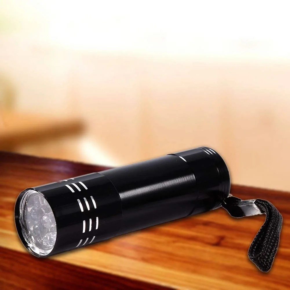 Ліхтар UV Alomejor 9 LED для виявлення підробок і перевірки скла, фото №4