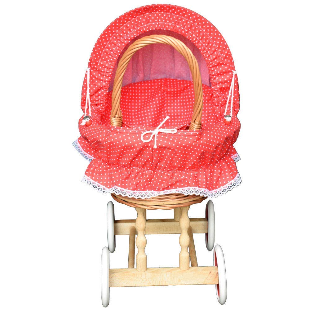 Візок для ляльок FORYOURPROTECTION Willow Pram Дерево верби Ручна робота, фото №4