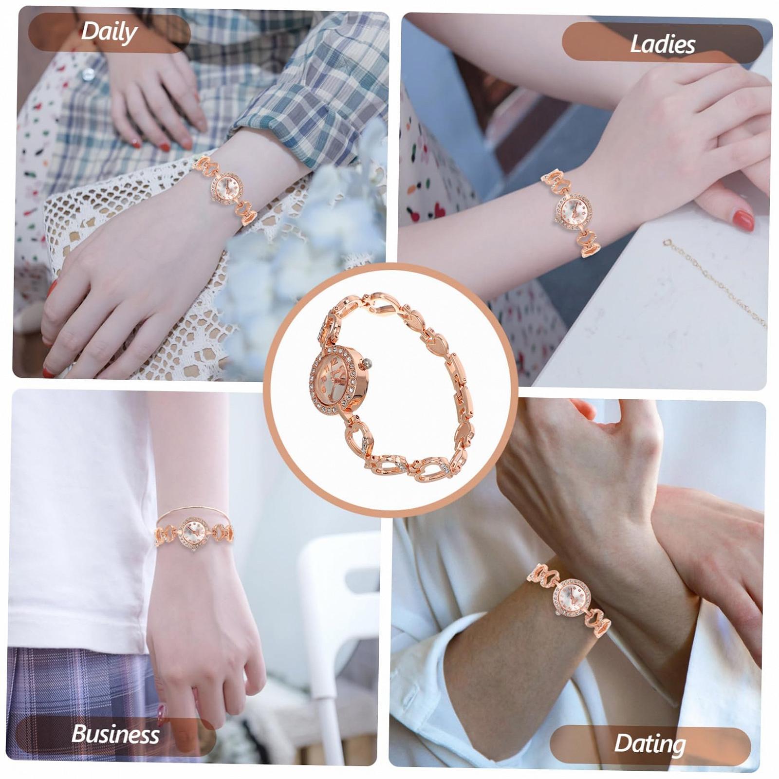 Цифровий годинник OATIPHO Золотистий, фото №8