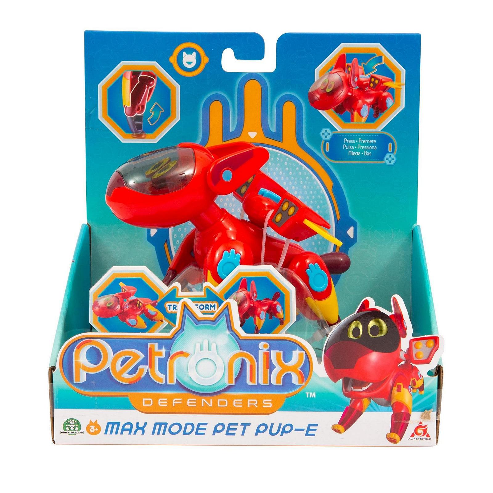 Фигурка Giochi Preziosi Petronix Defender Pup-E, Mission Puppy с механической функцией, 12 см, трансформируемый супергерой для детей от 3 лет, фото №2