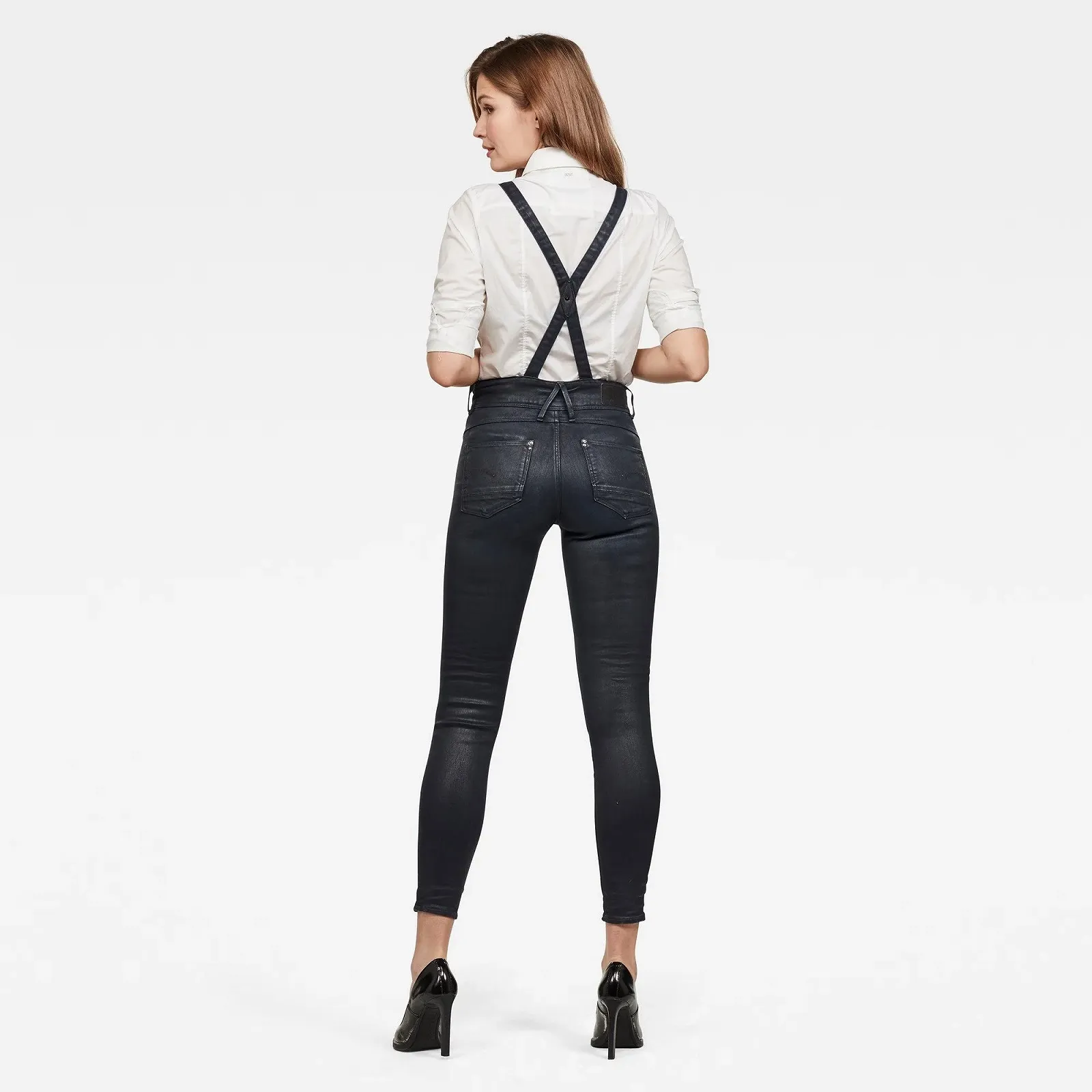 Жіночий комбінезон G-Star Lynn Biker High Waist Skinny Overall - 25, фото №3