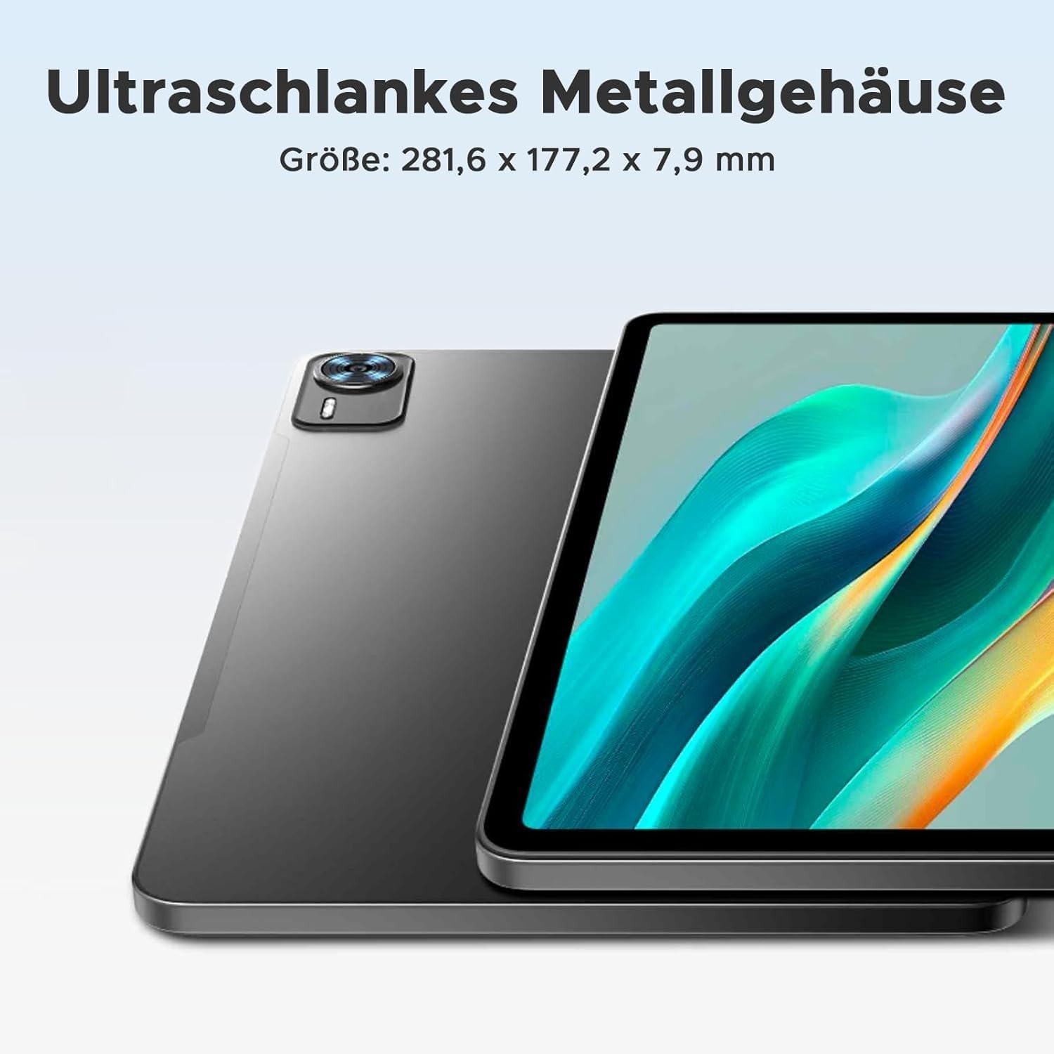 Планшет 12" Full HD DOOGEE T36 8+12/256ГБ 4G 2-SIM 8 ядер Android 15 8800 mAh Черный, фото №7