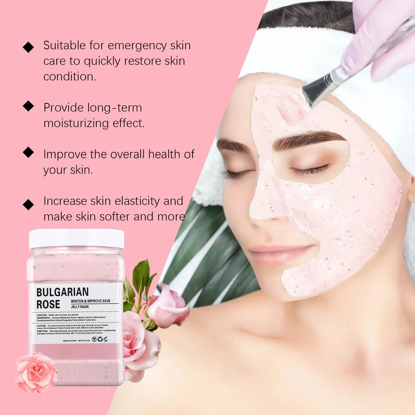 Маска для лица пленочная Rosen, гидрогелевые маски для лица в желеобразных увлажнителях, порошковая маска для лица желе, порошковая маска для лица для косметолога спа-салона, уход за кожей, гидро маска для лица, фото №5