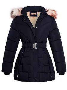 Пальто дитяче SS7 з штучним хутром - Фото 1