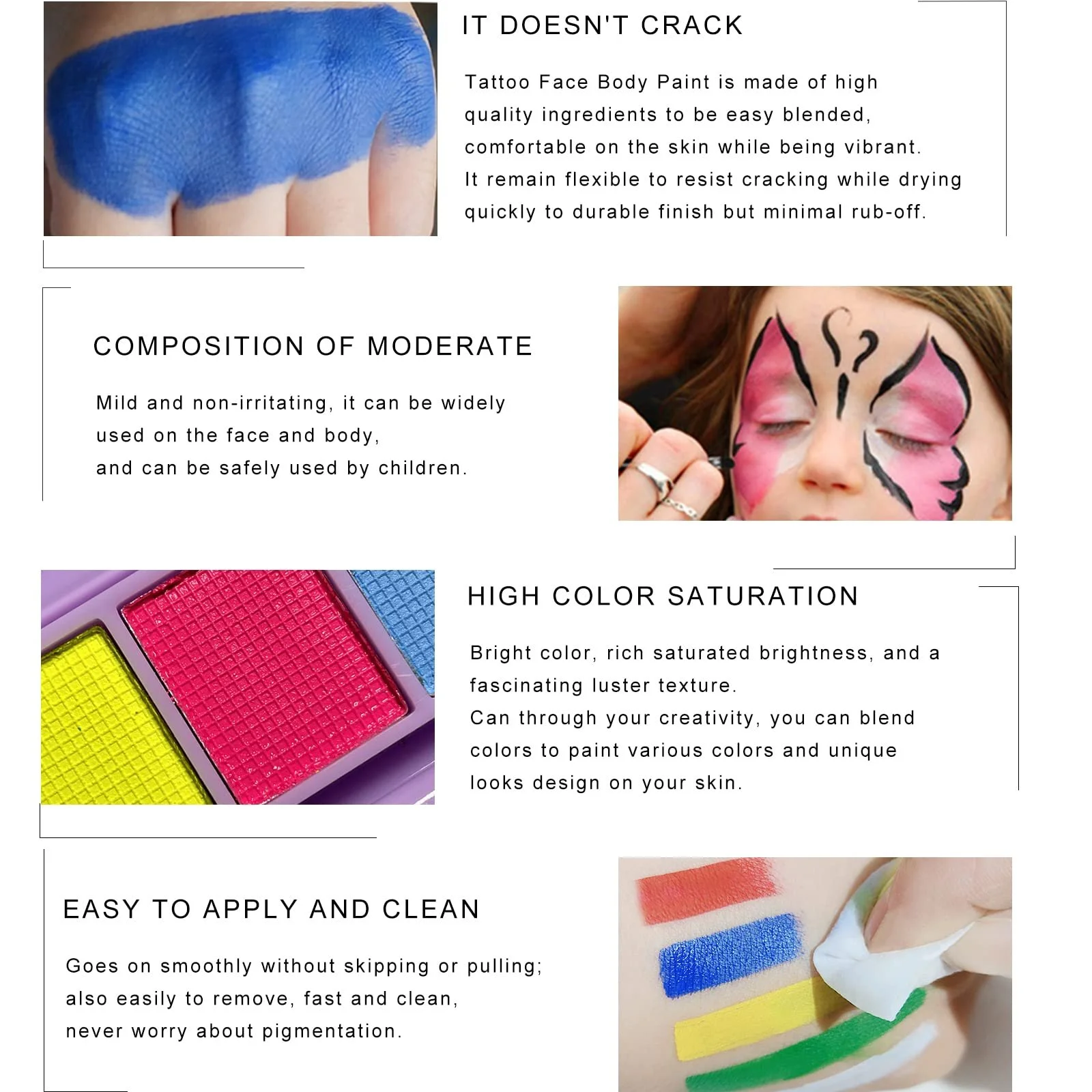 Палетка теней KYDA 8 цветов UV Glow, фото №6 Палетка теней KYDA 8 цветов UV Glow, фото №6