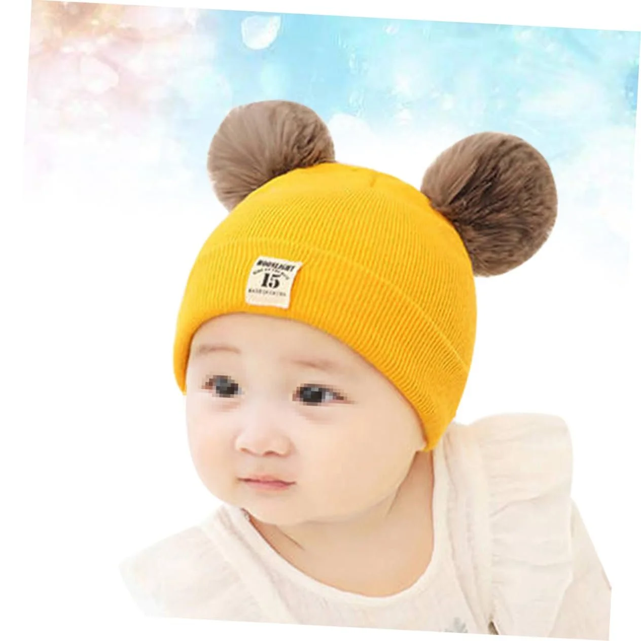 Шапка OATIPHO с медвежьими ушками для девочек и мальчиков,, фото №4 Шапка OATIPHO с медвежьими ушками для девочек и мальчиков,, фото №4