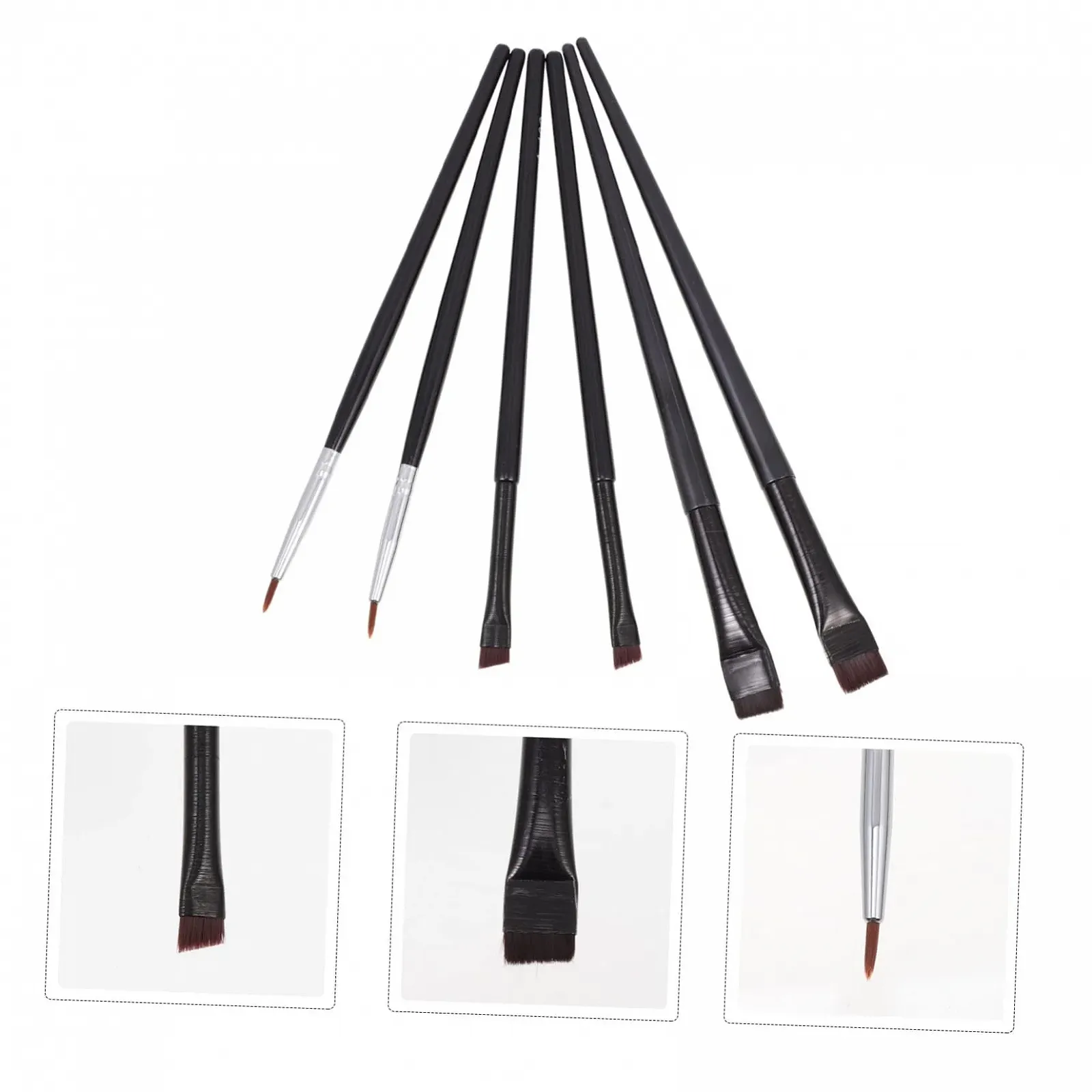 Кисти для подводки FRCOLOR, деревянная ручка, фото №2 Кисти для подводки FRCOLOR, деревянная ручка, фото №2